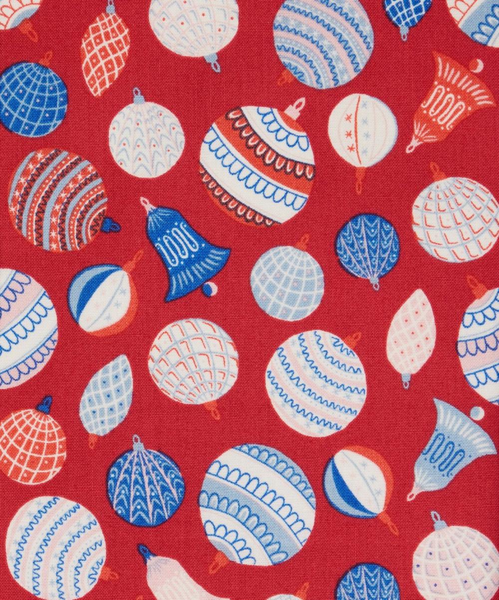 Bauble Bonanza Red Liberty Fabric