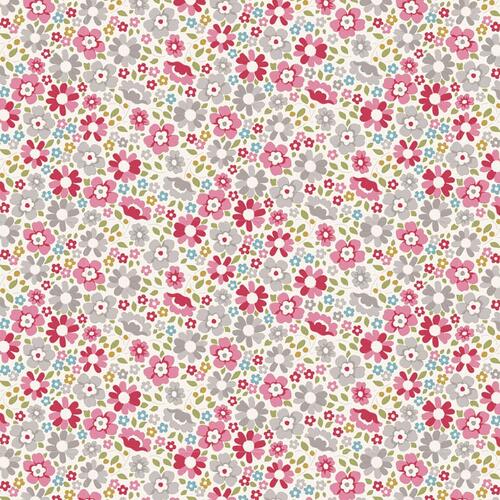 Woodland Clara Red Fabric