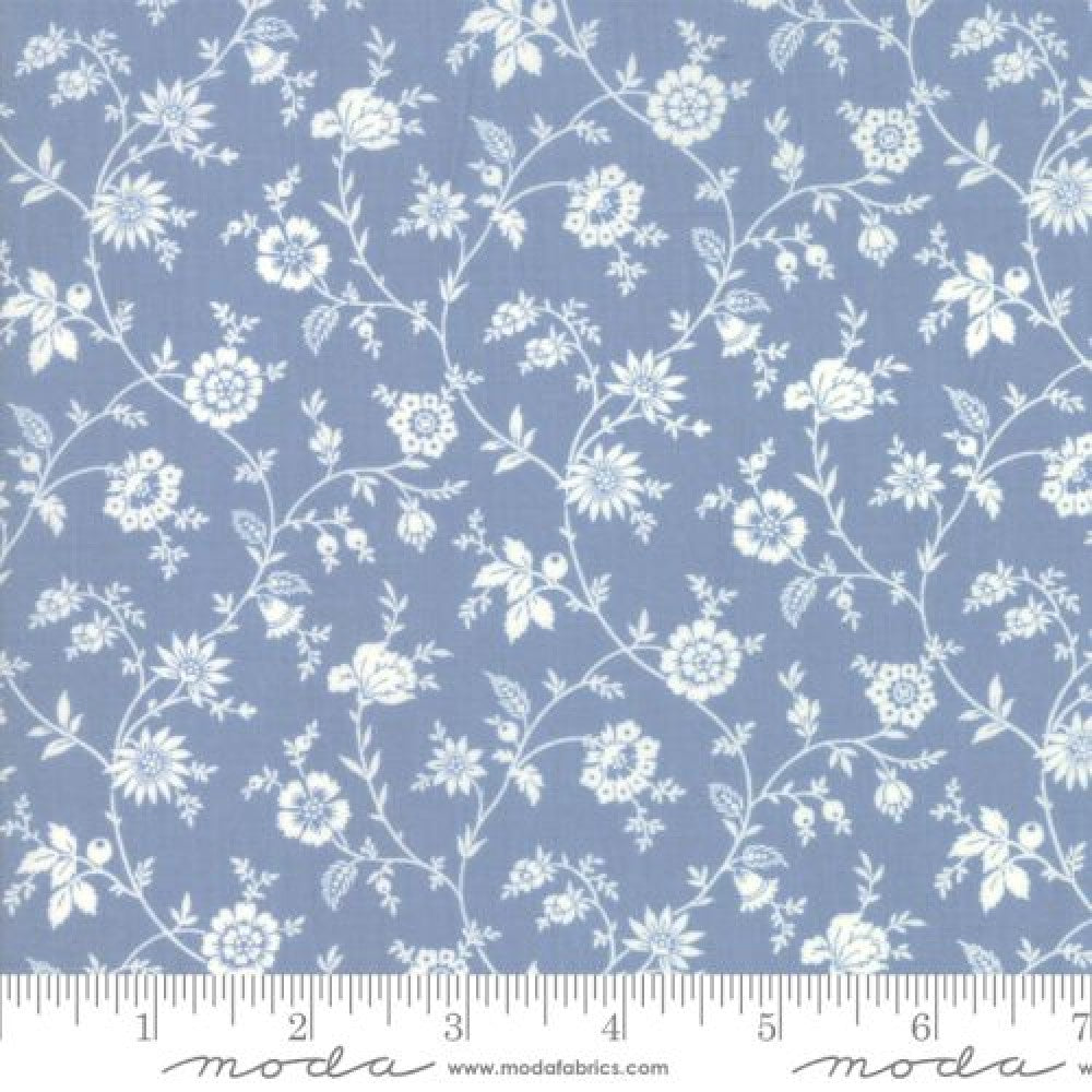 Dahlia Woad Fabric