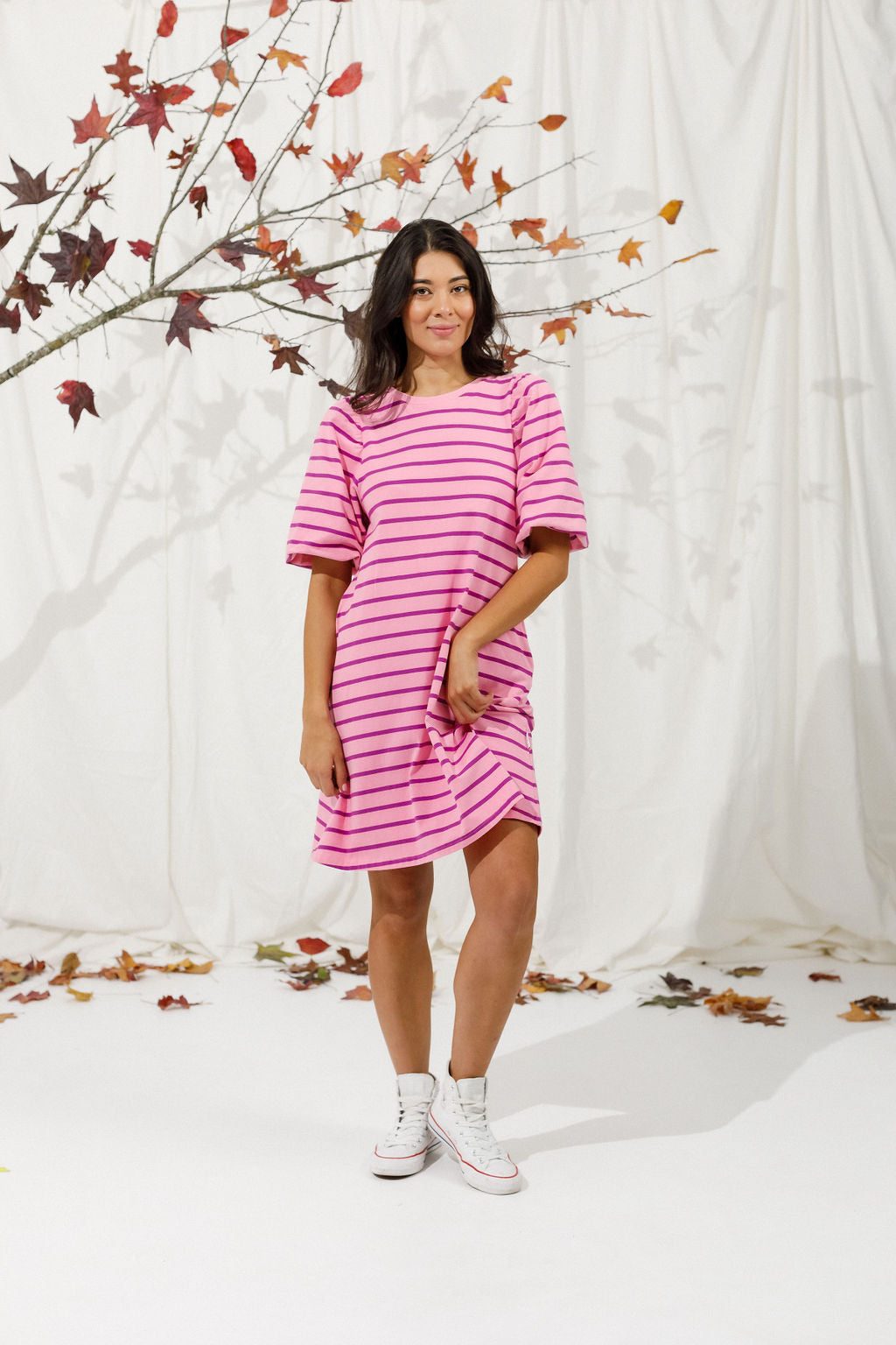 Ivy Dress Candy Stripe