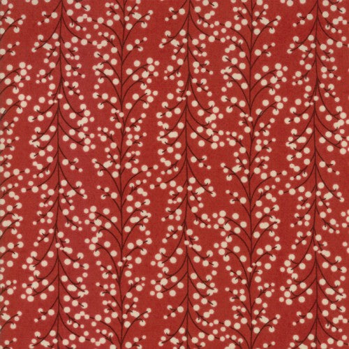 Holly Berries Cherry Fabric