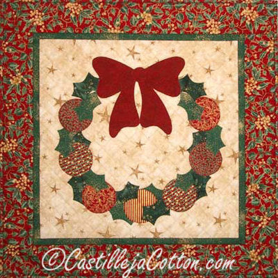 Bow & Wreath Quilt Pattern