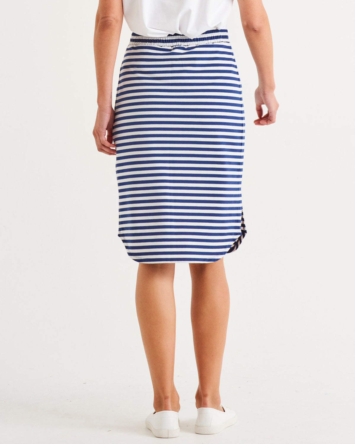 Evie Skirt Ocean Stripe