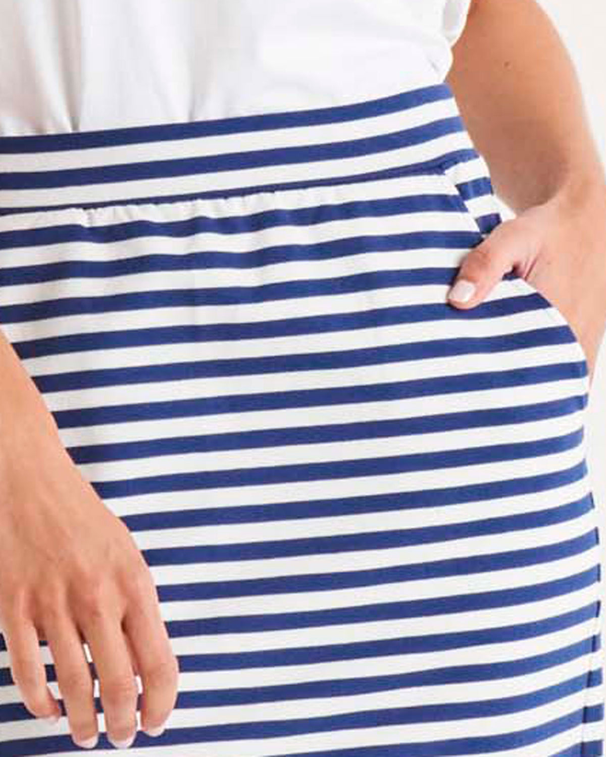 Evie Skirt Ocean Stripe