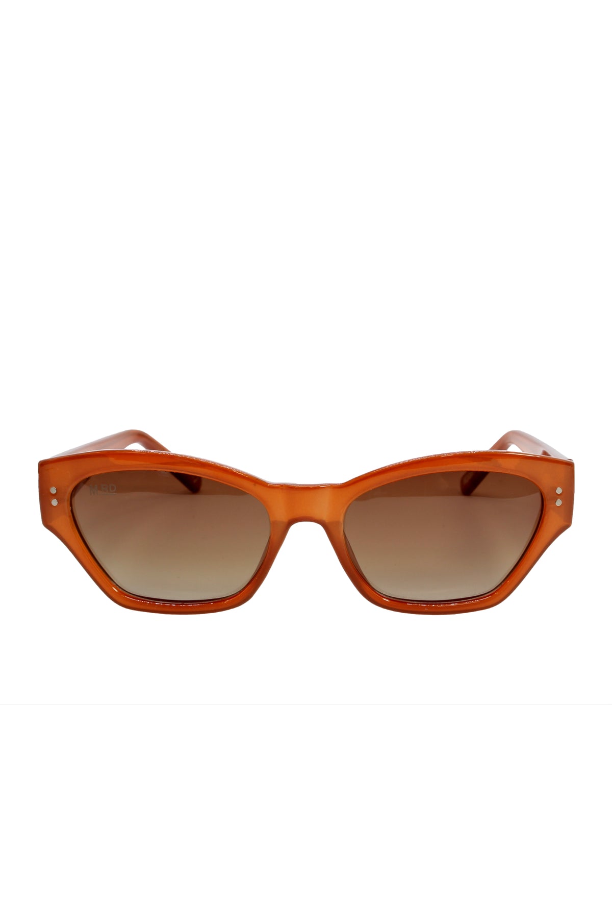 Stella Burnt Orange With Wood Arms