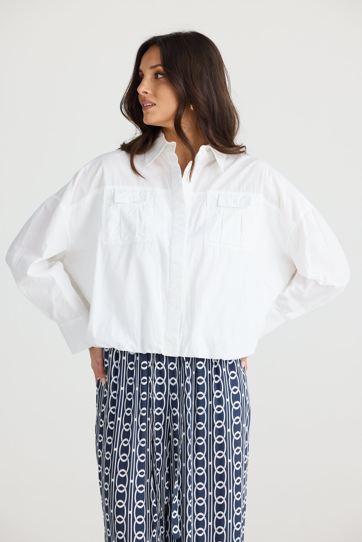 Fisher Shirt White