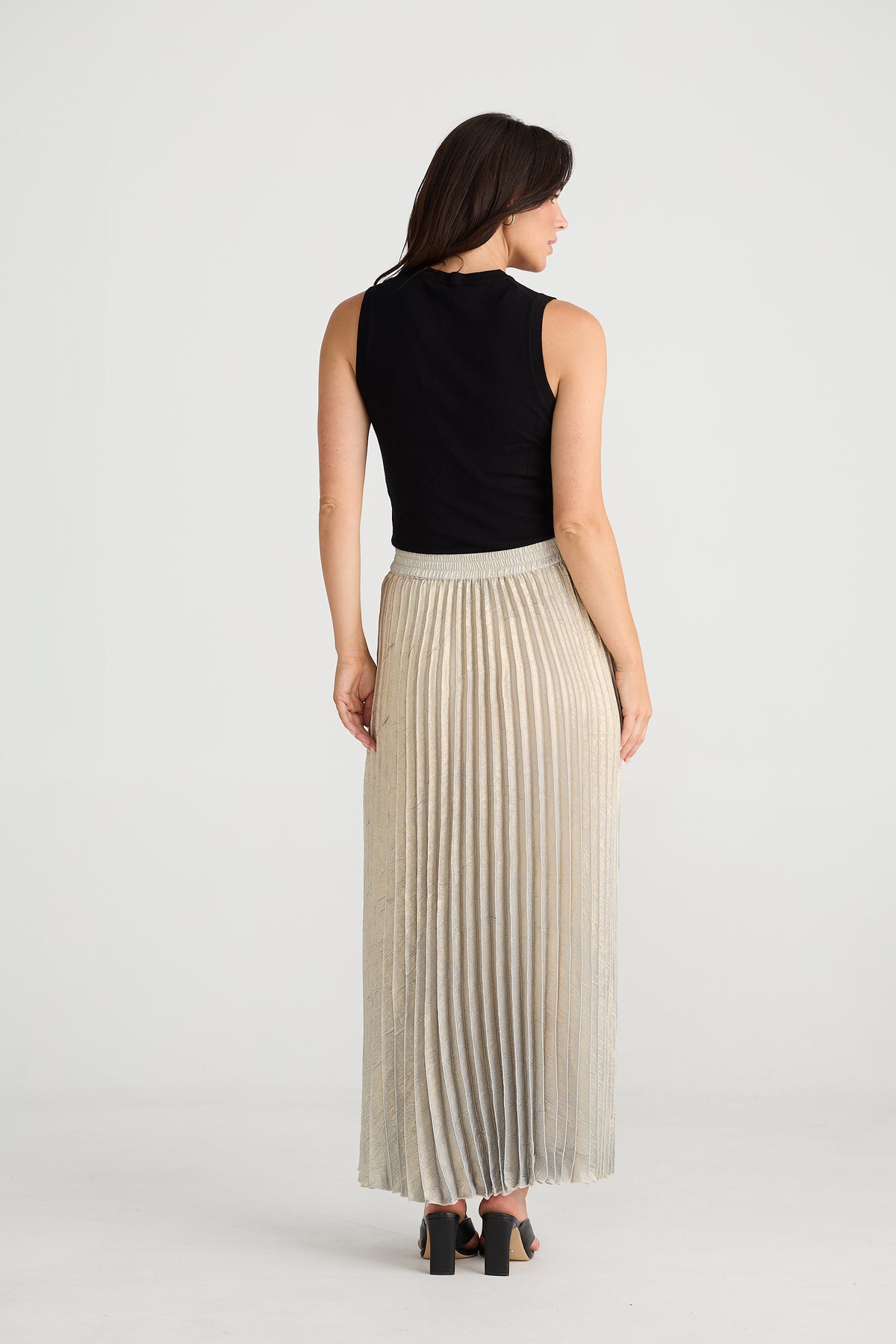 Alias Pleated Skirt Champagne