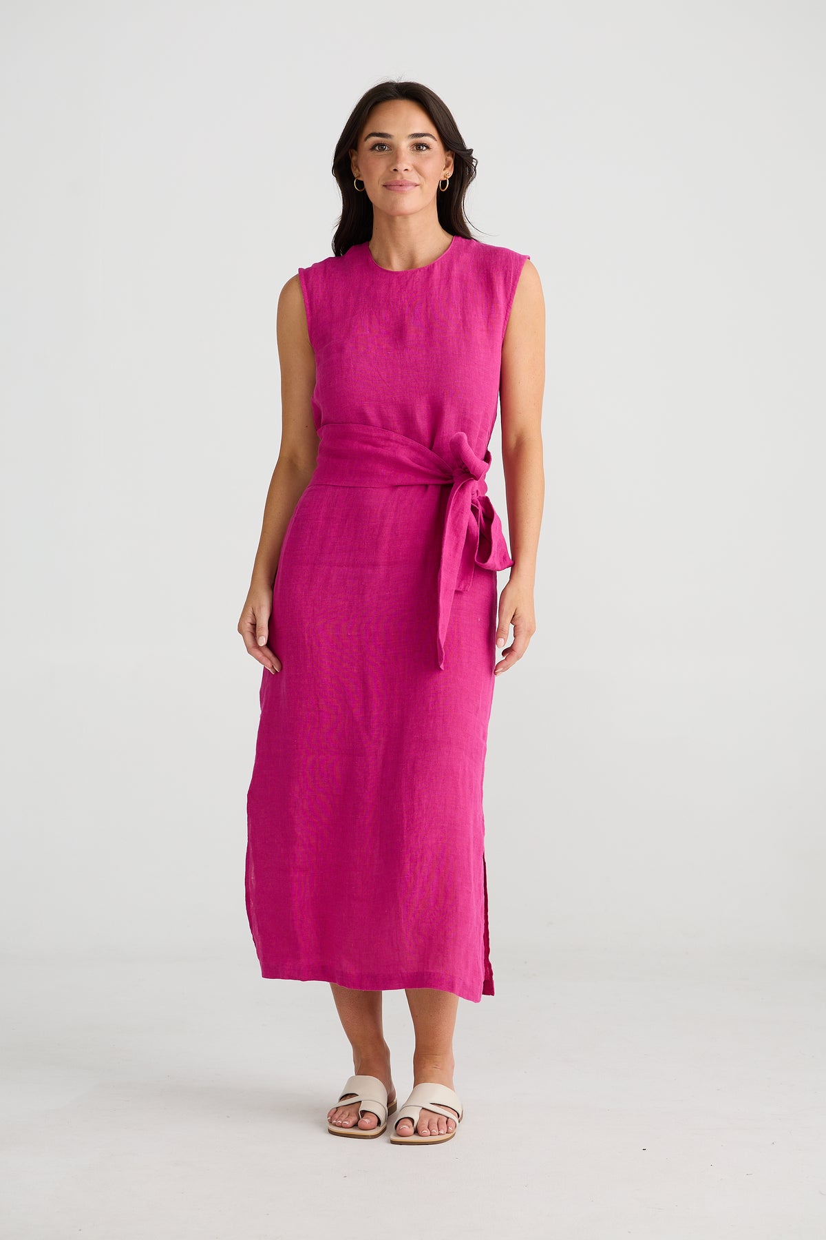 Turning Point Dress Fuchsia