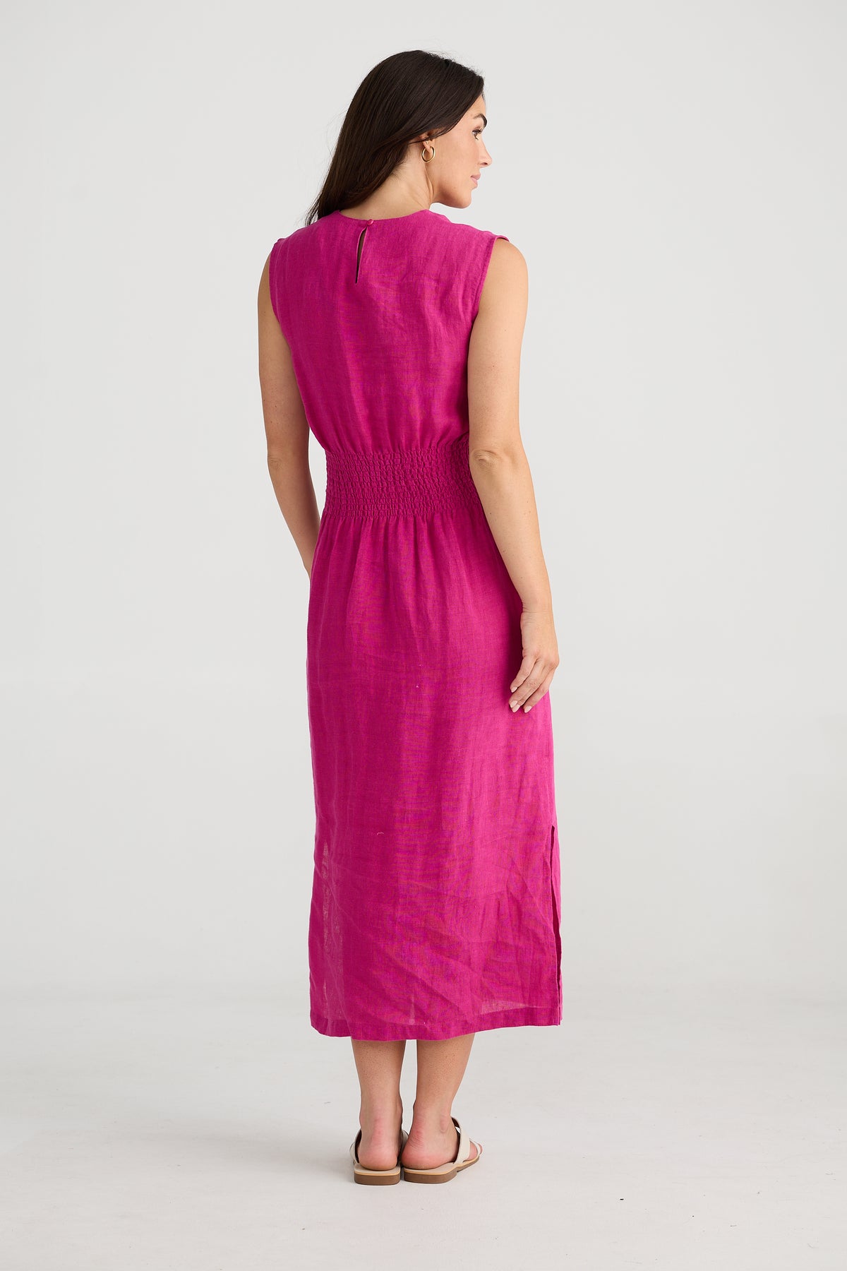 Turning Point Dress Fuchsia