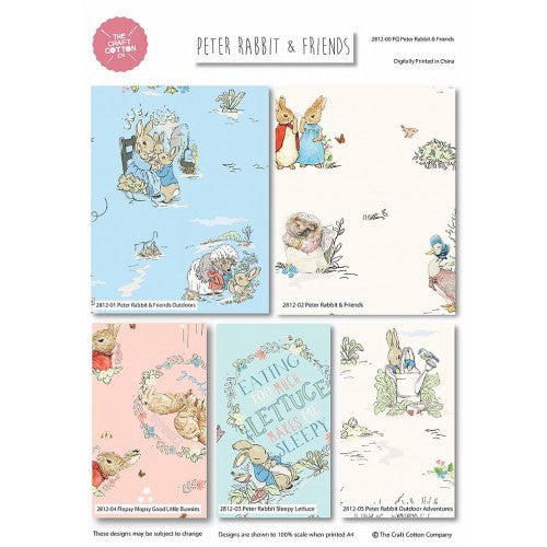 Peter Rabbit & Friends - Fat Quarter pk