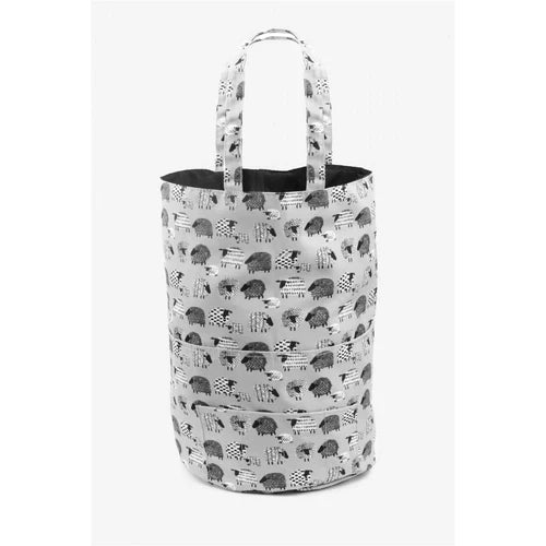 Sheep Round Storage Bag Grey