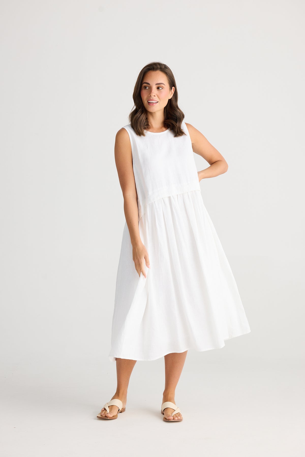 St Tropez Dress White