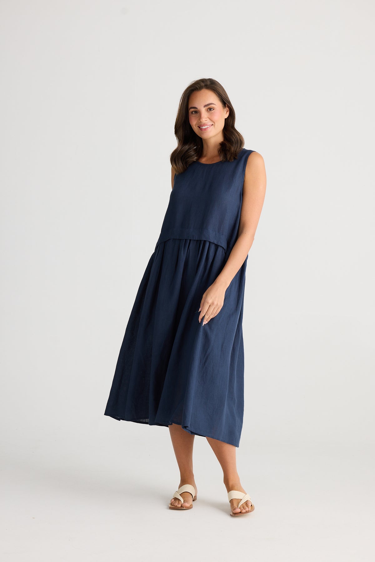 St Tropez Dress Navy