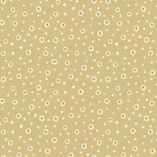 Snowflake Cream Fabric