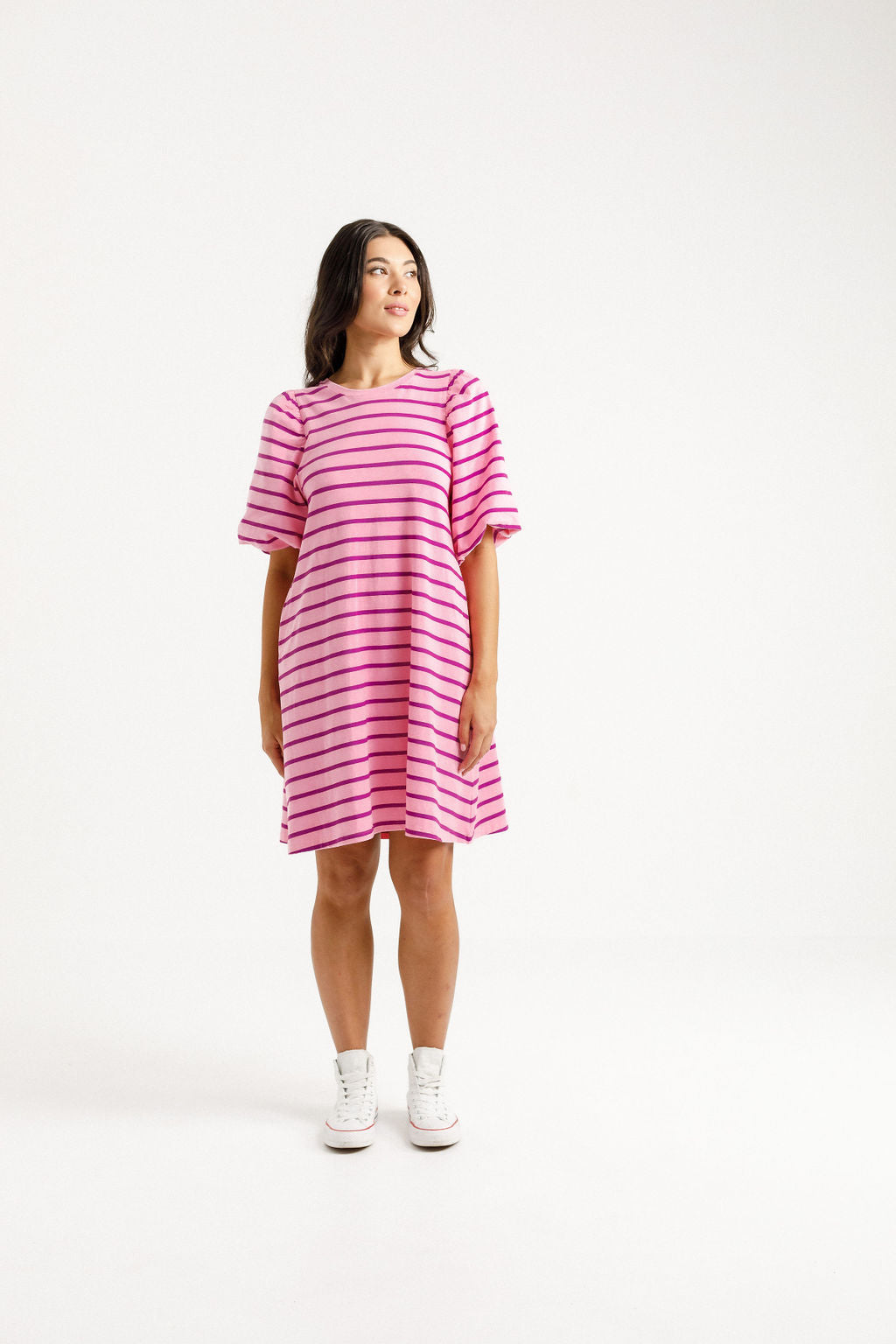 Ivy Dress Candy Stripe