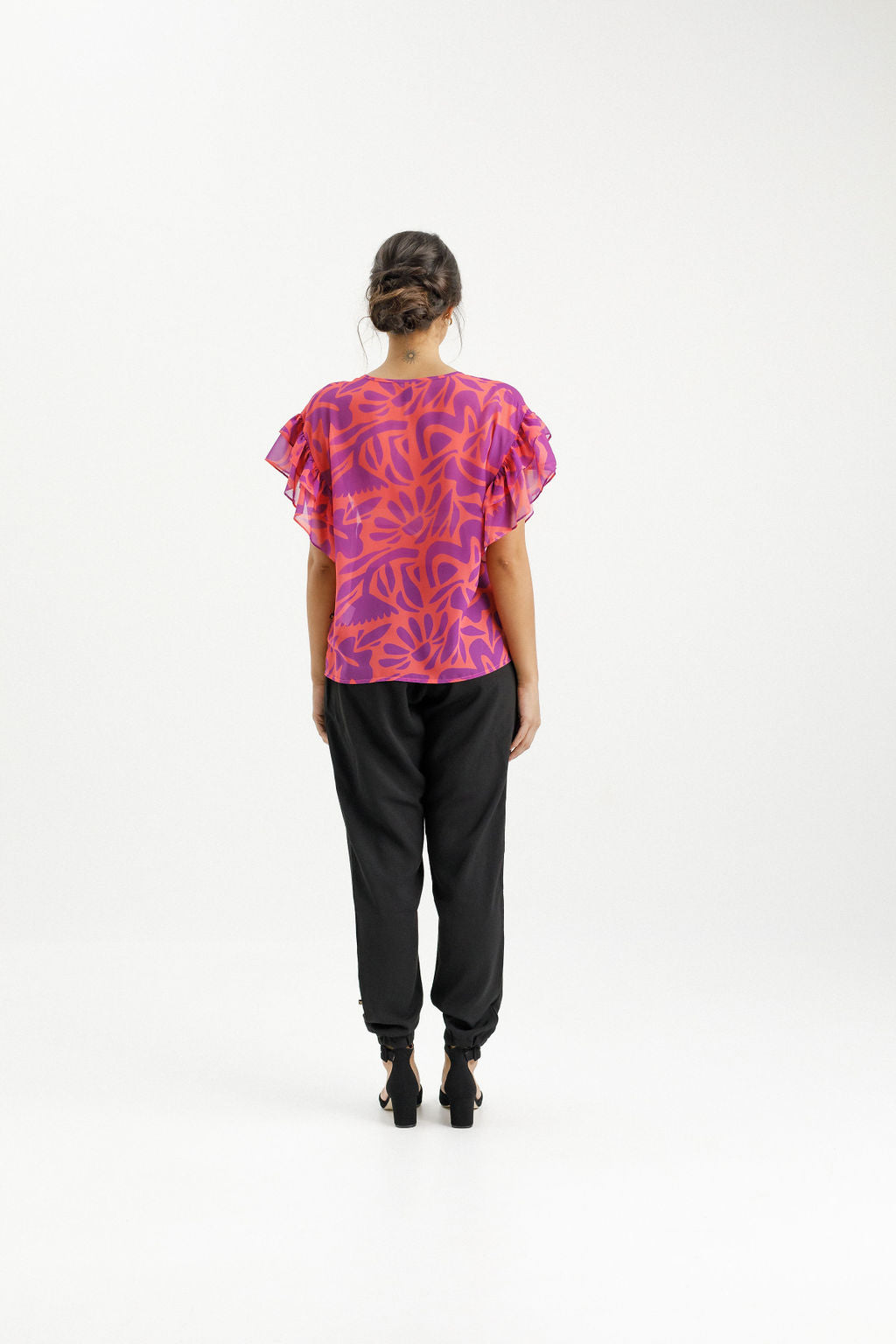 Evelyn Blouse Sunset Floral