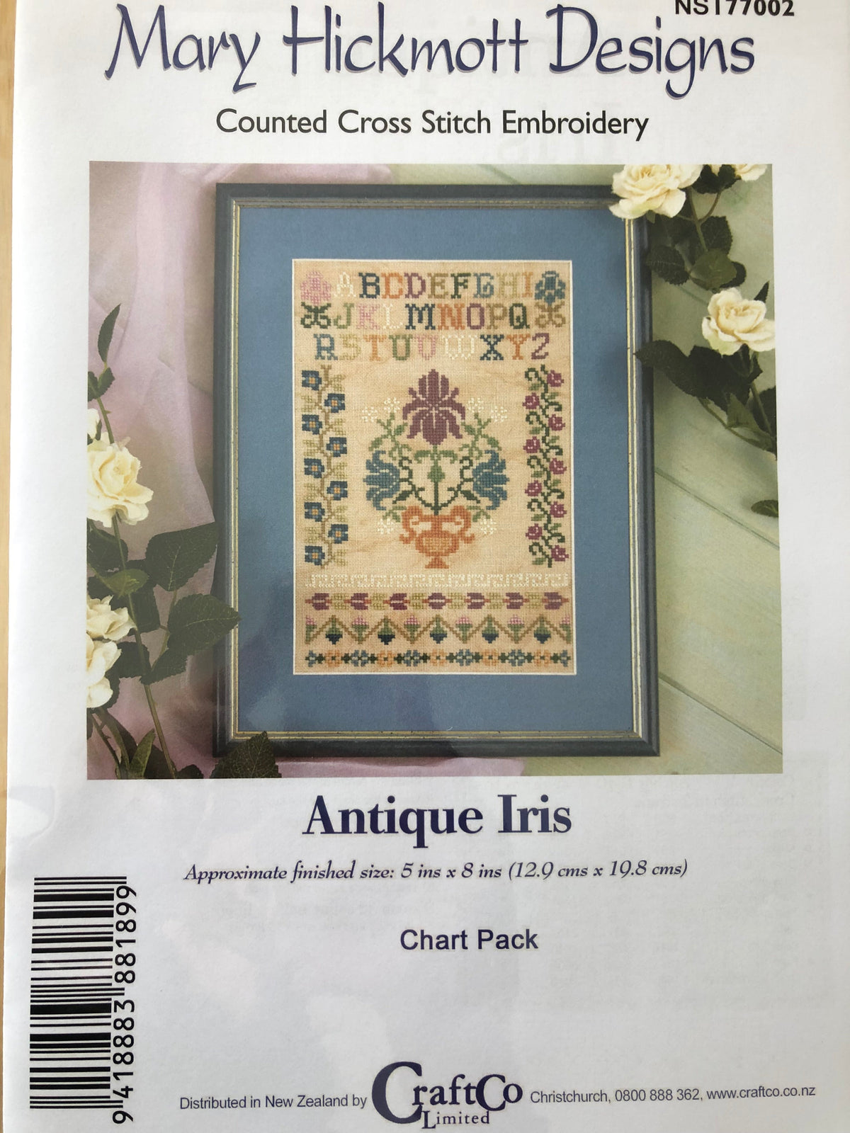 MH Designs - Antique Iris pattern