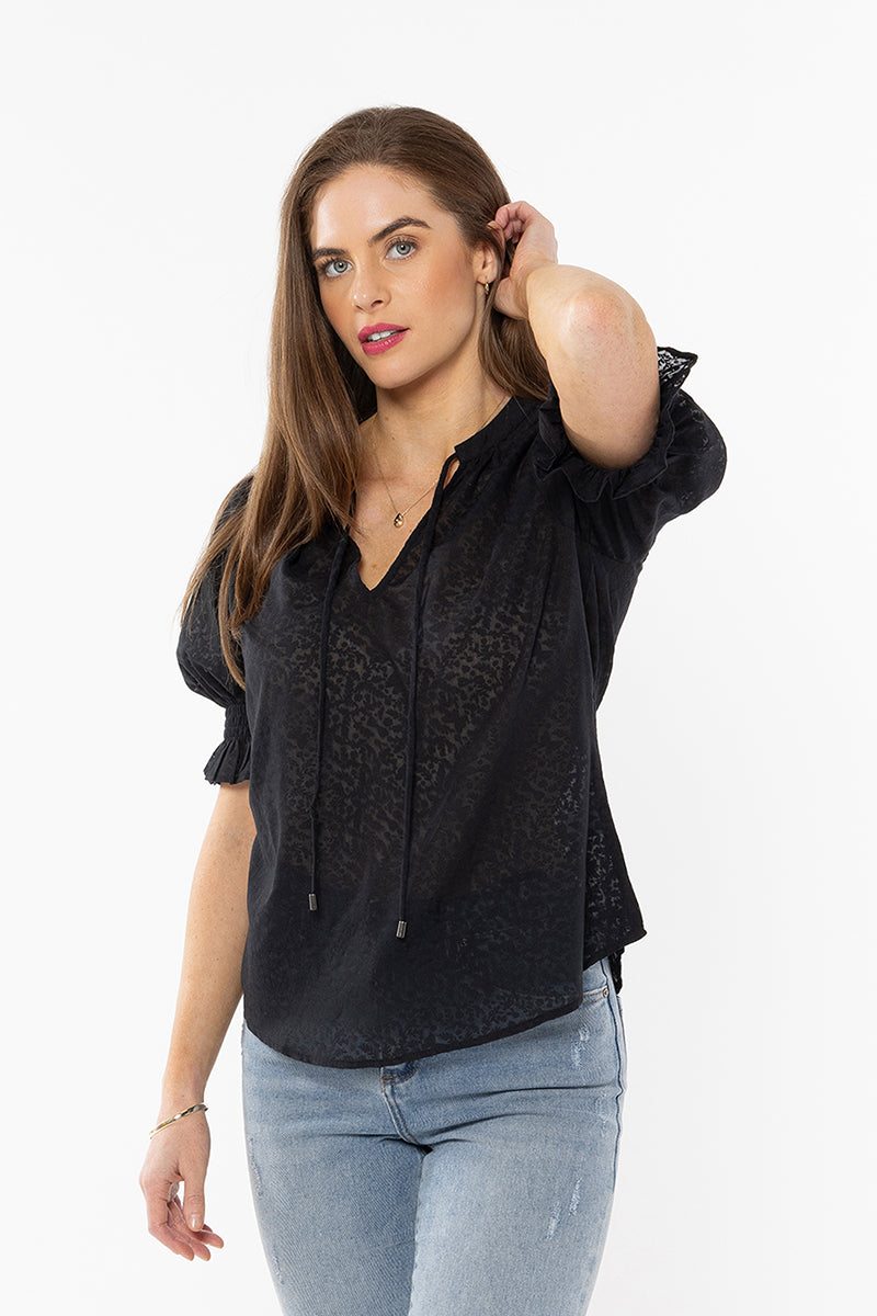 Honey Blouse Black Design