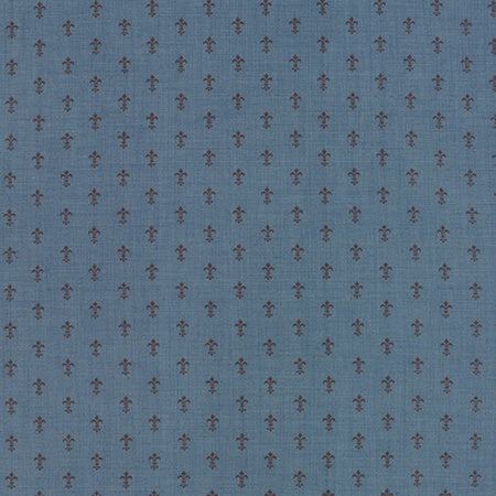 Le Marais Woad Blue Fabric