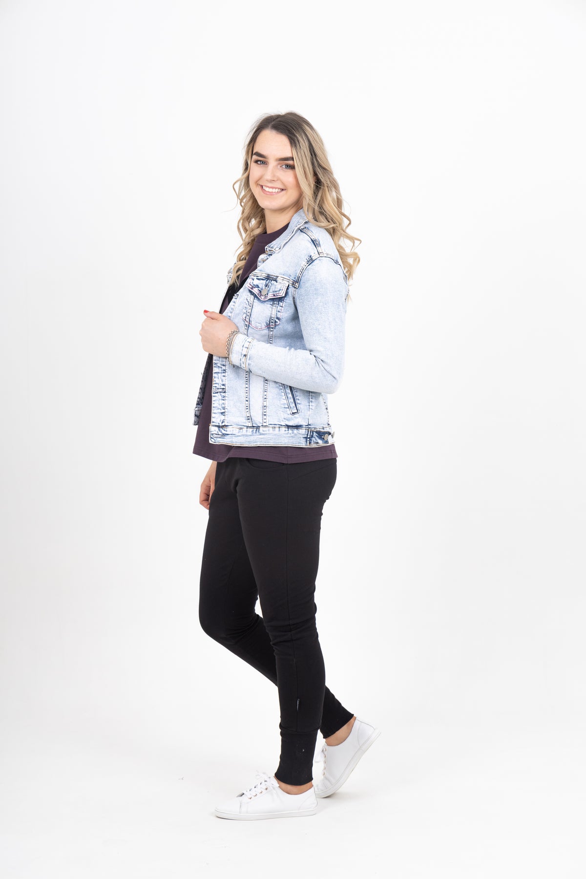 Classic Denim Jacket Acid Wash