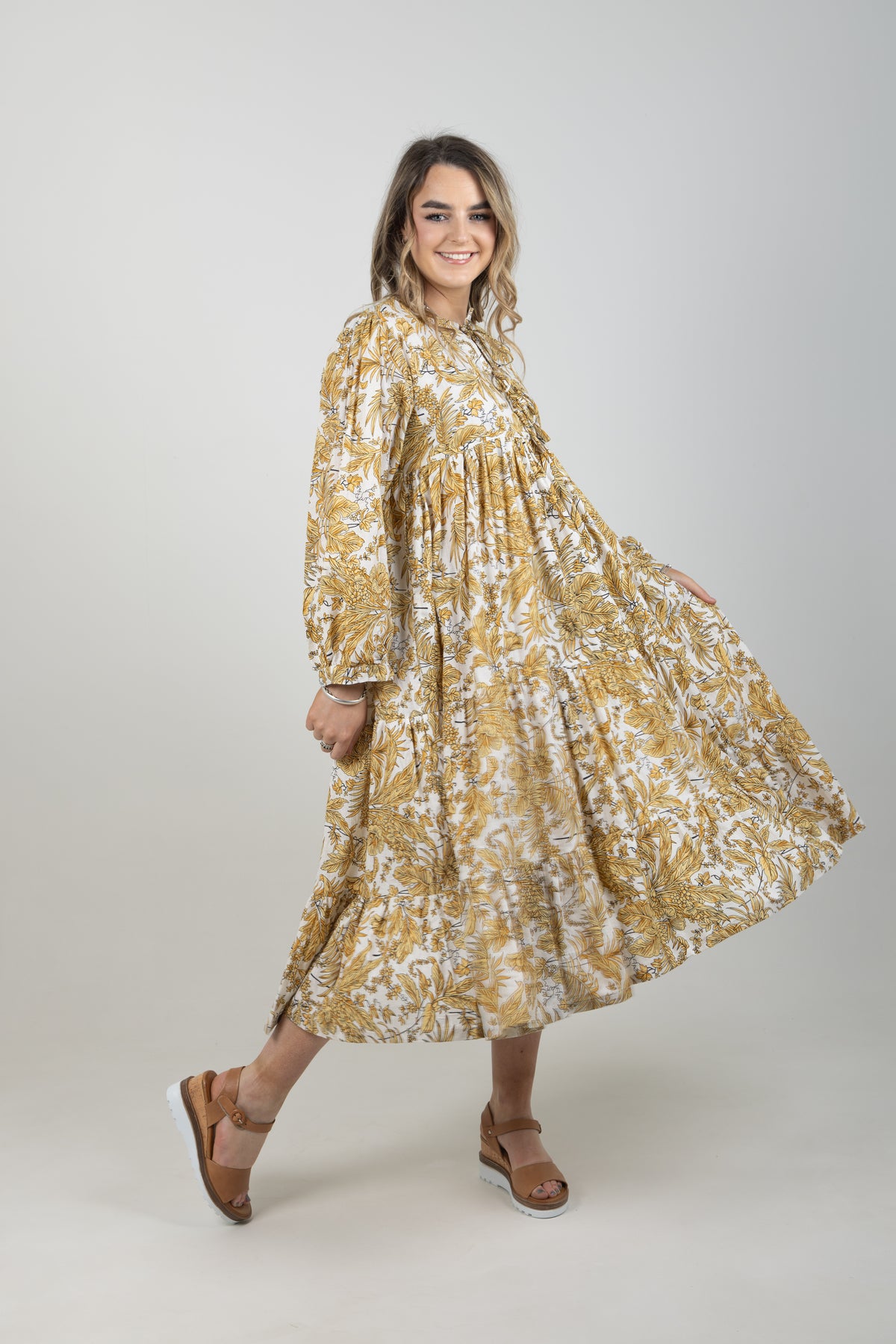 Ivy Boheme Maxi Muster Twirl