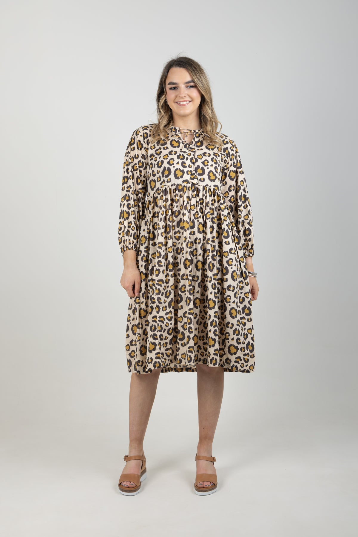 Ivy Pouf SI Dress Leopard