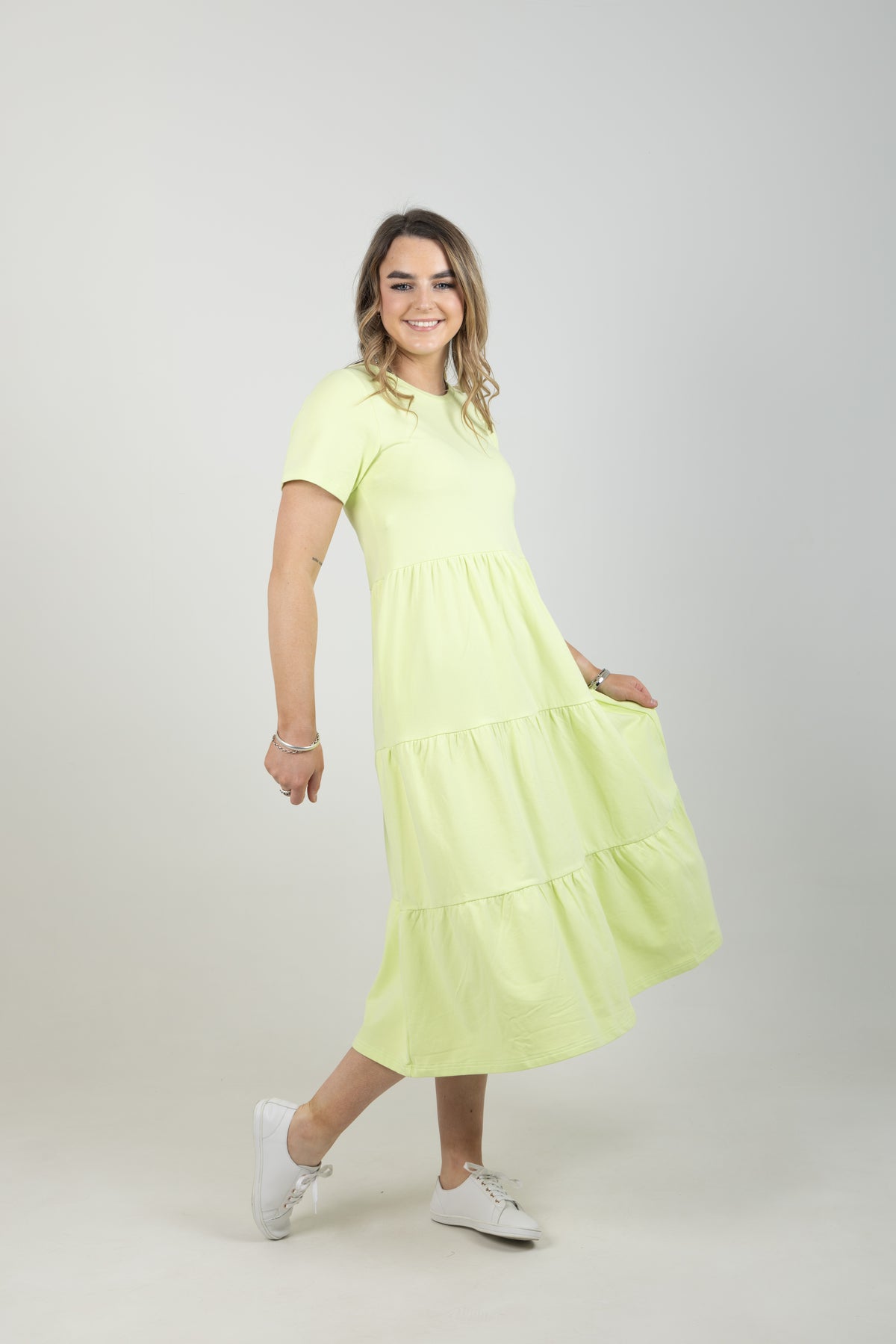 Kendall Dress Lime With Mini X