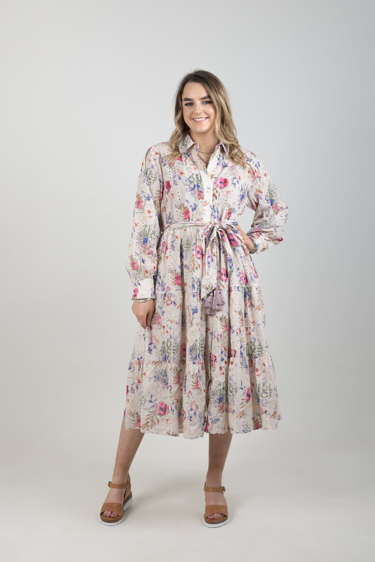 Flower Child Dress Floral Broderie