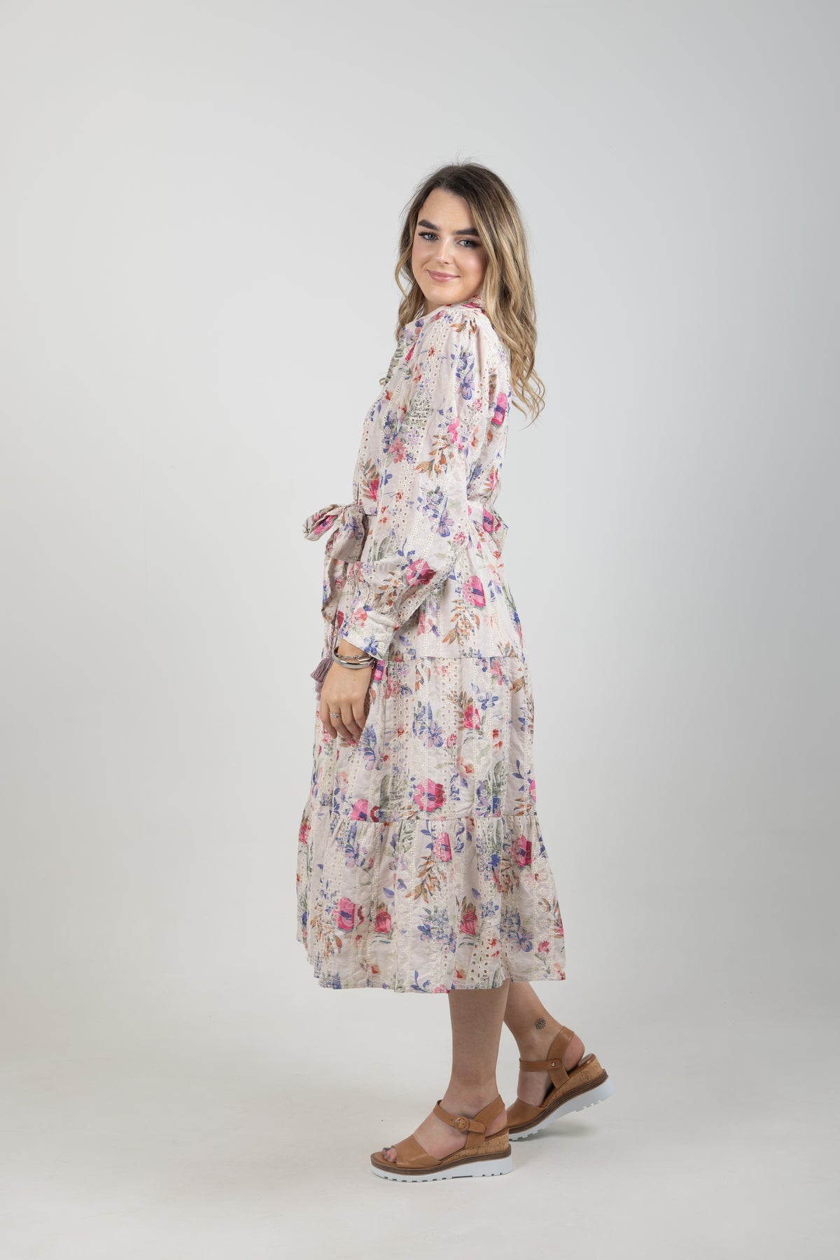 Flower Child Dress Floral Broderie