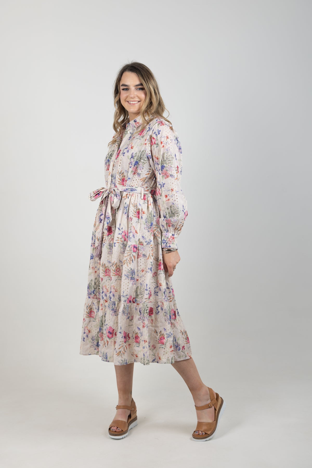 Flower Child Dress Floral Broderie