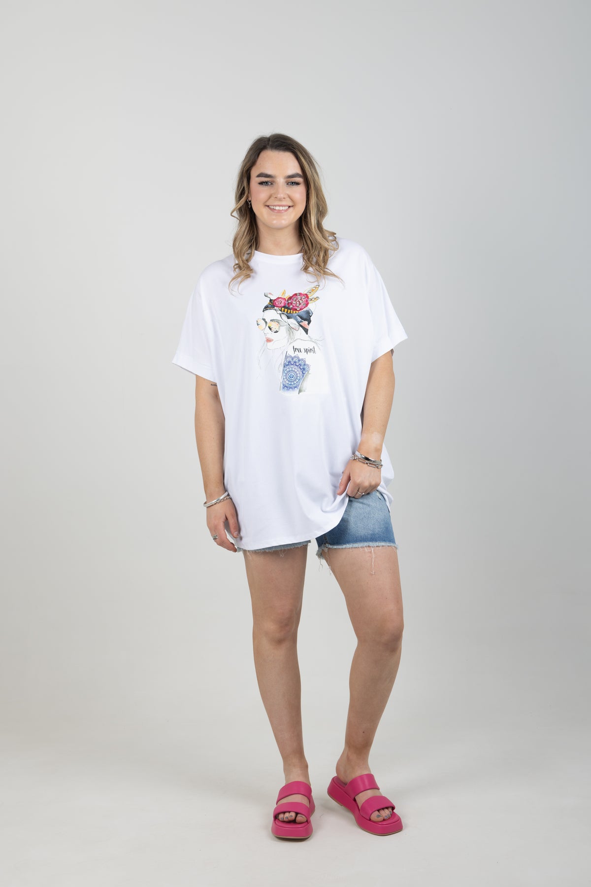 Free Spirit T Shirt White