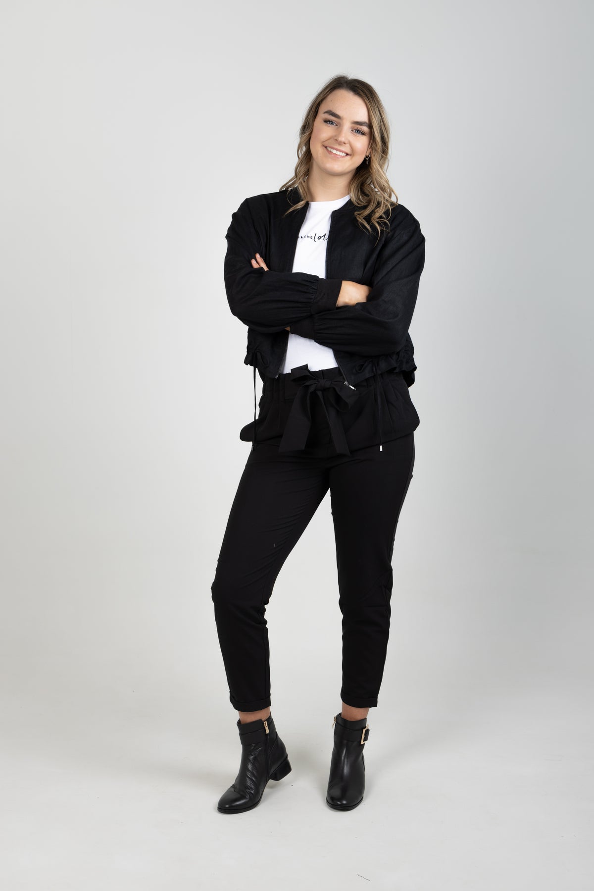 Keen Jacket Black Linen - EXCLUSIVE TO MINT