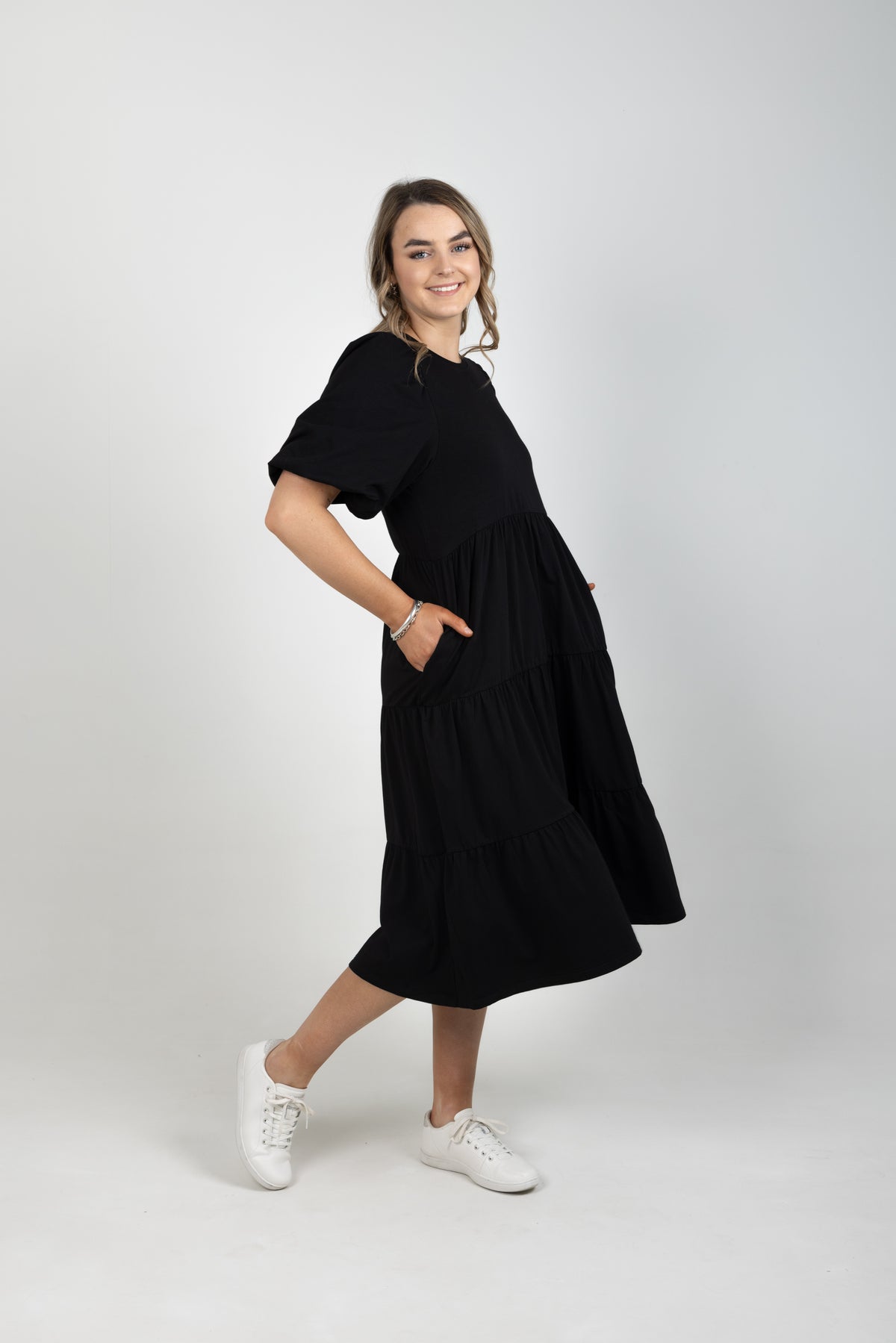 Kate Midi Dress Black