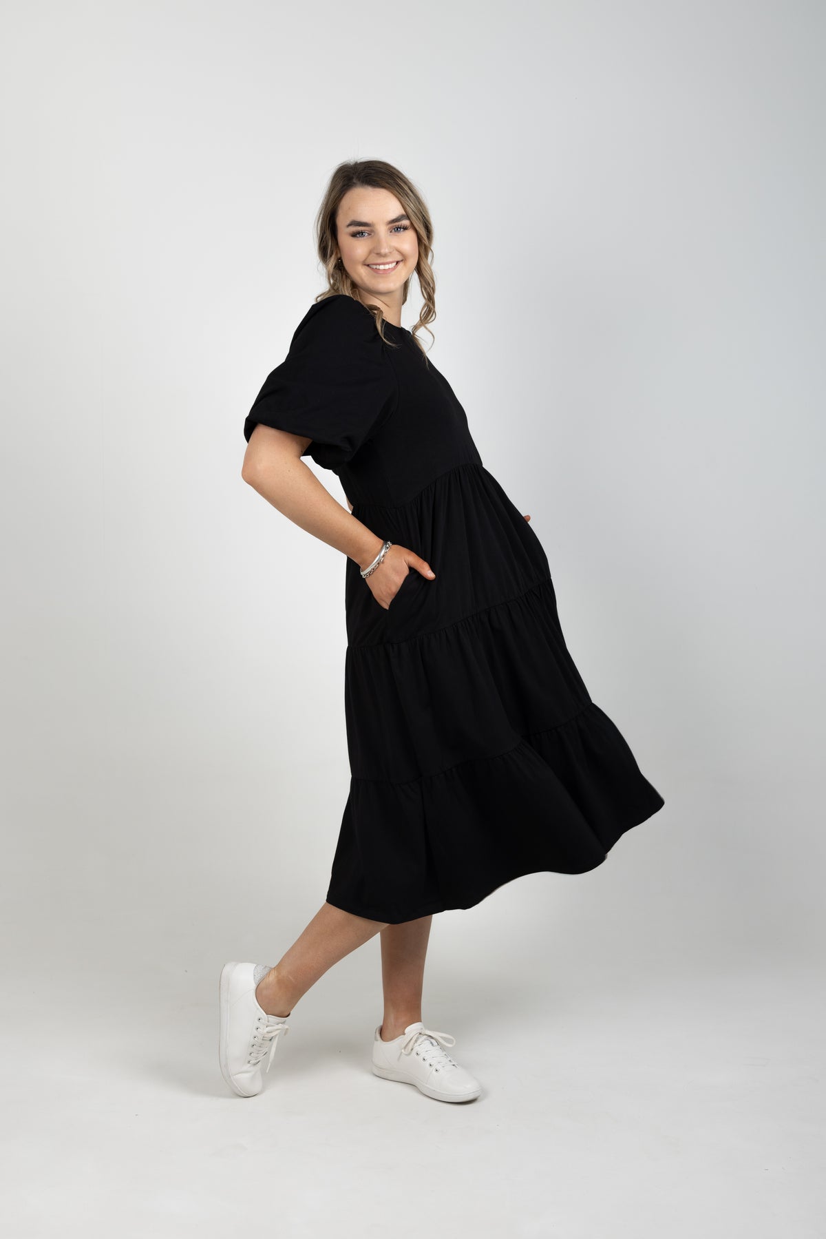 Kate Midi Dress Black