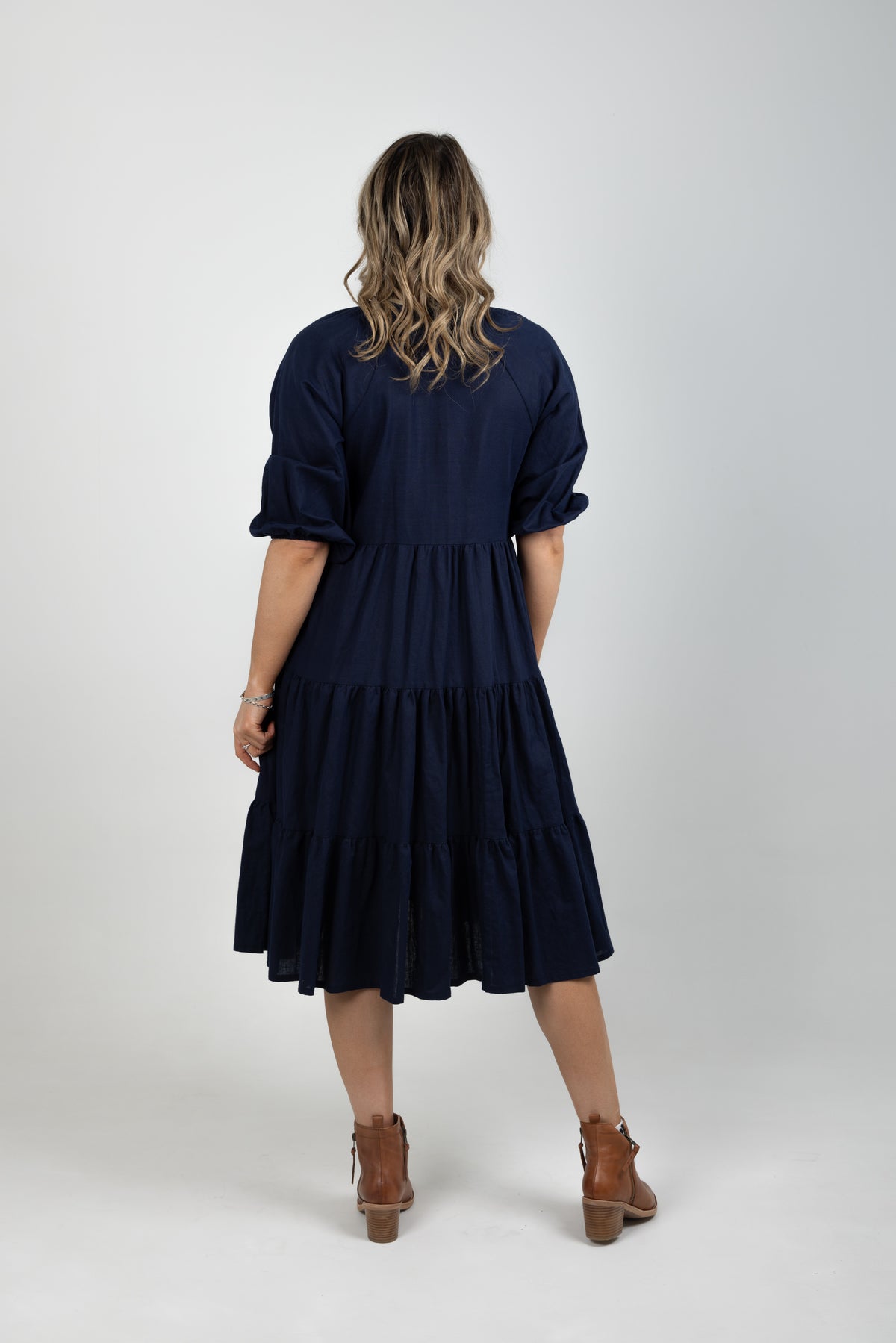 Victoria Dress Navy