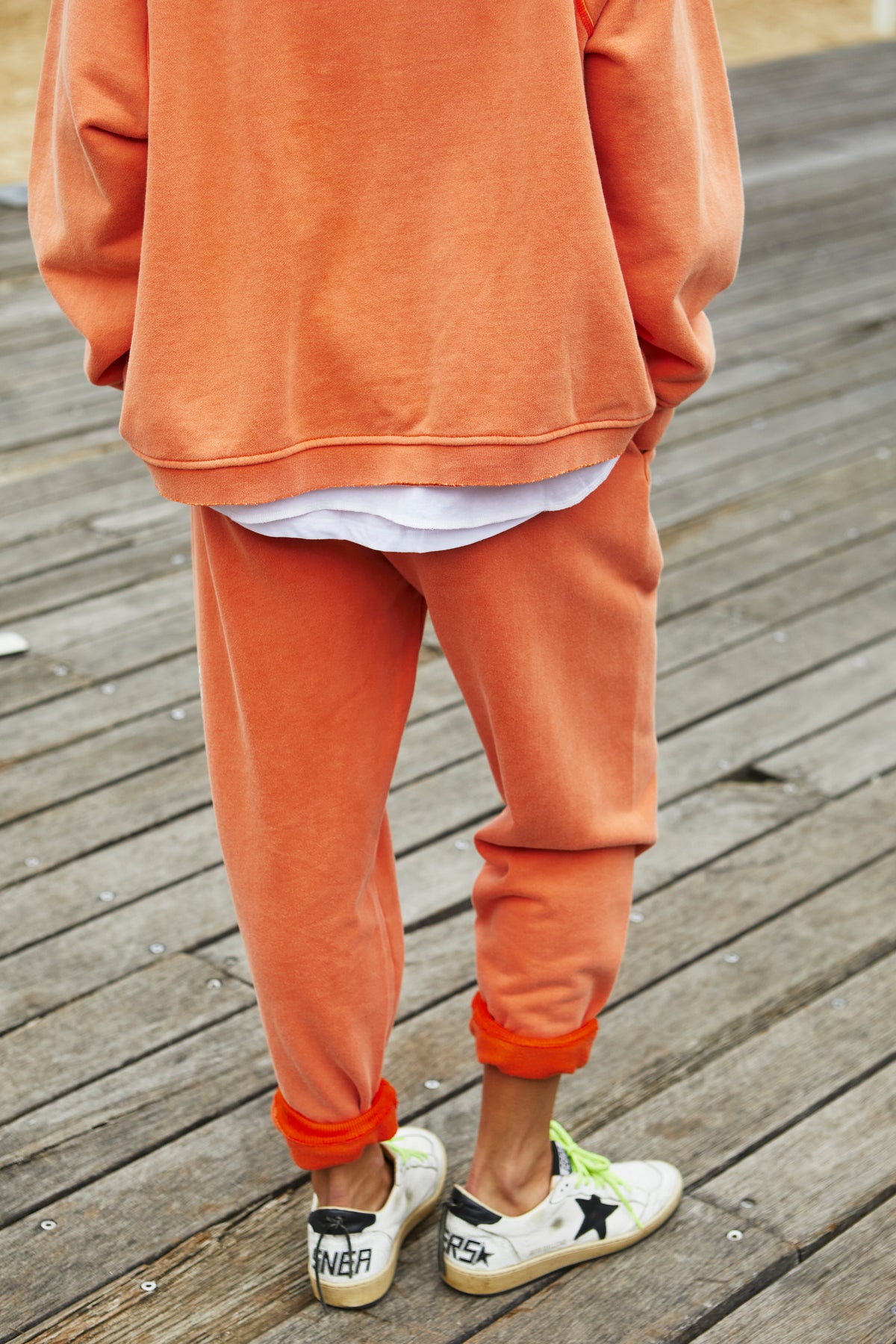 Vintage Faded Orange Track Pant