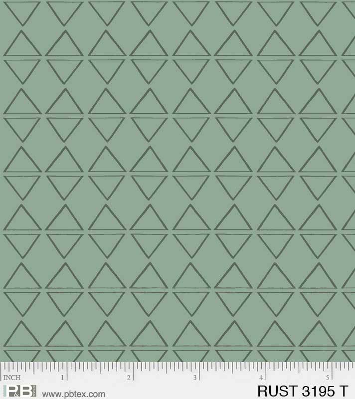 Rustric Rosettes Diamonds Green