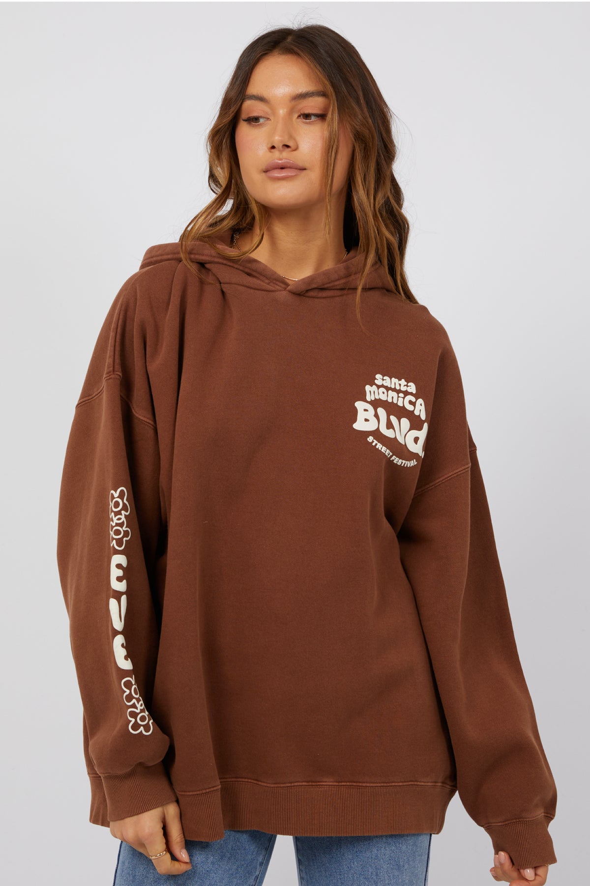 Santa Monica Hoodie Brown