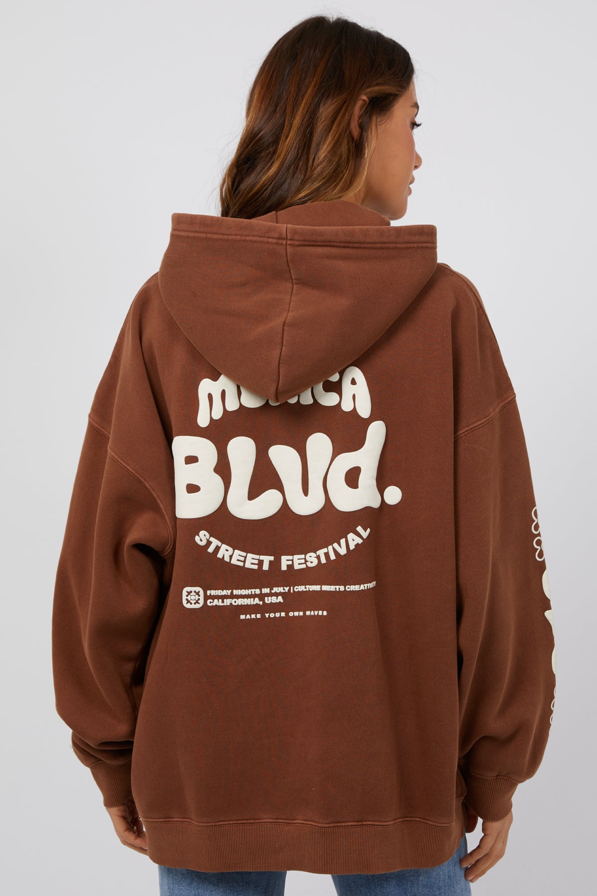 Santa Monica Hoodie Brown