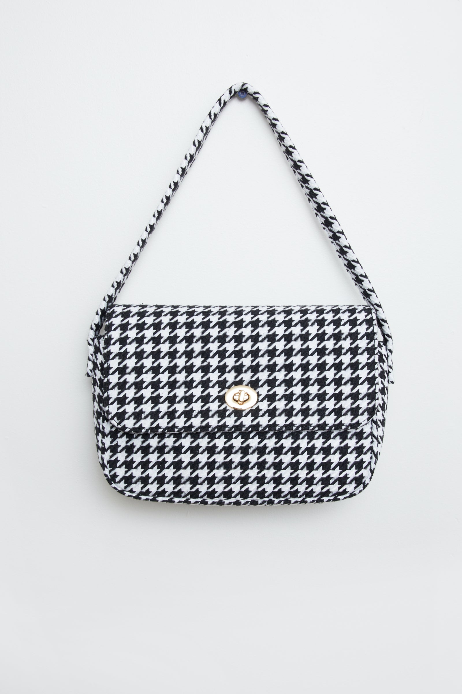 ANINE BING Houndstooth Nico Bag - Houndstooth | Verishop