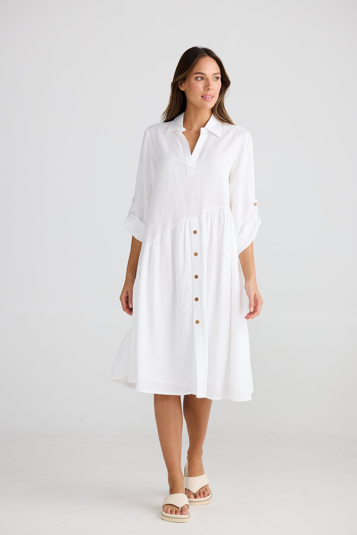 Havana Dress White