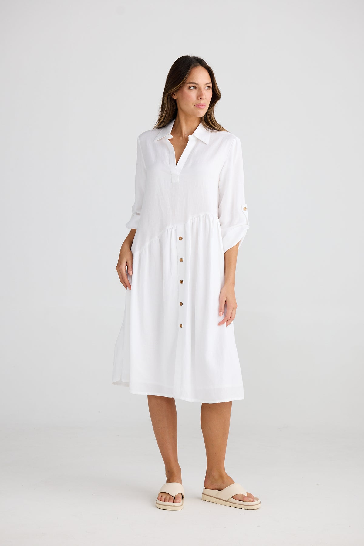 Havana Dress White