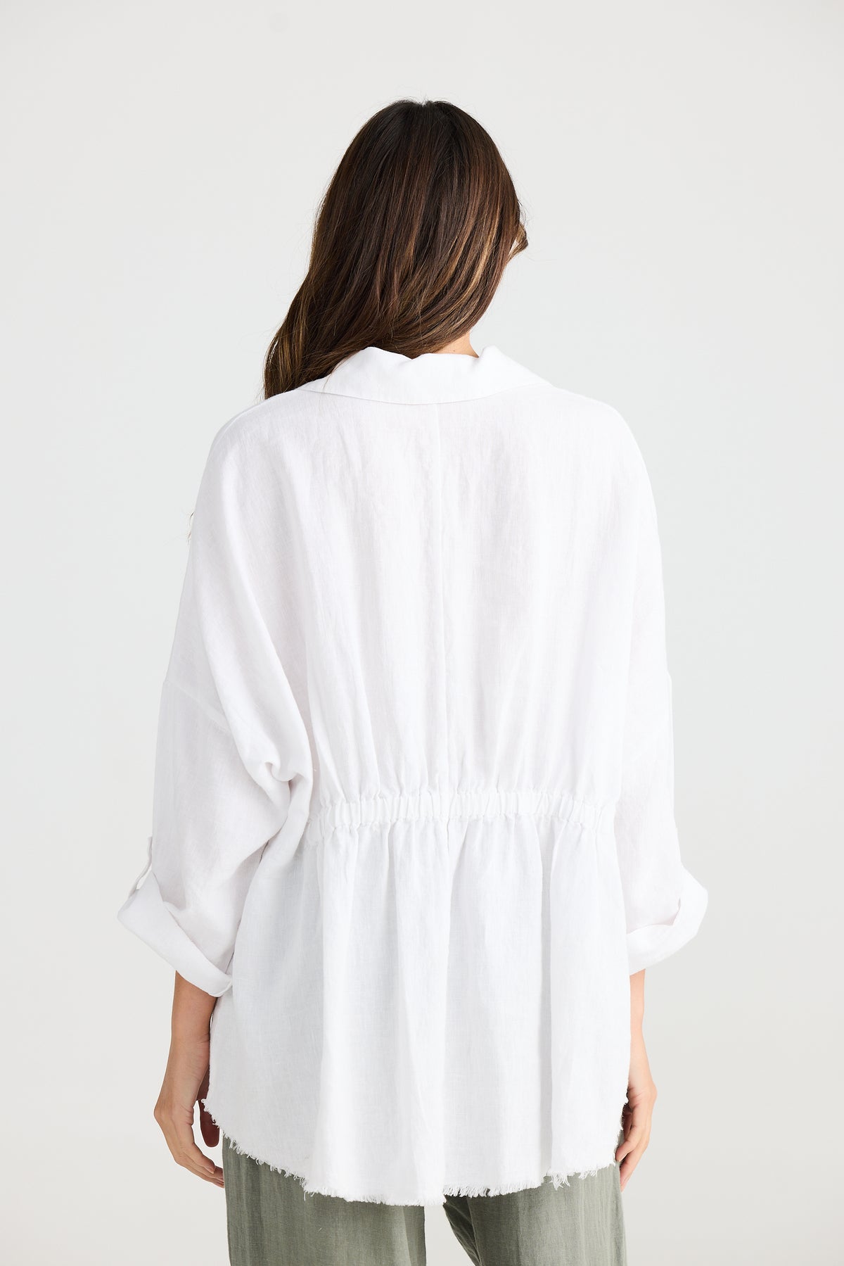 Amar Shirt White Linen