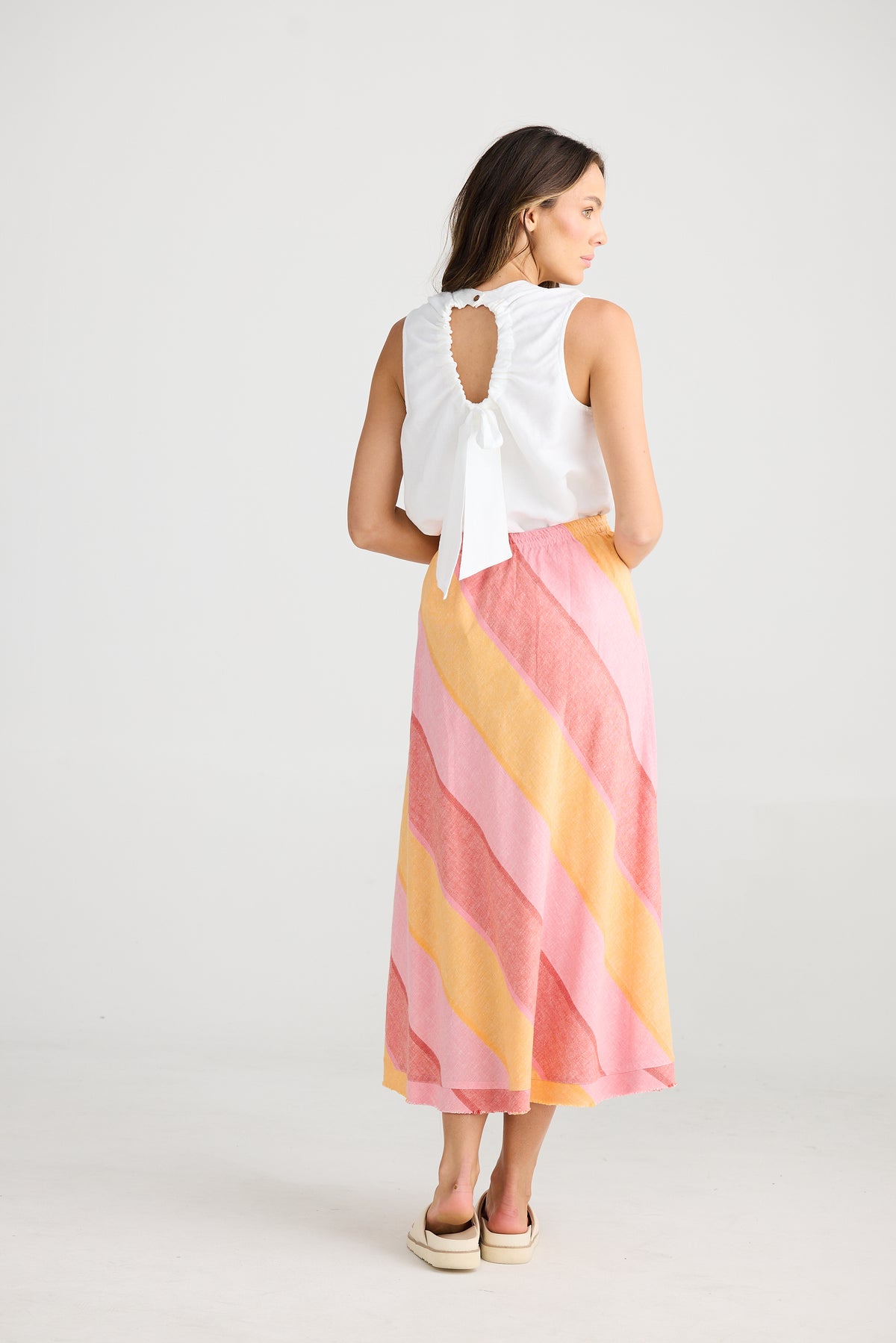 Sicily Skirt Lisbon Stripe