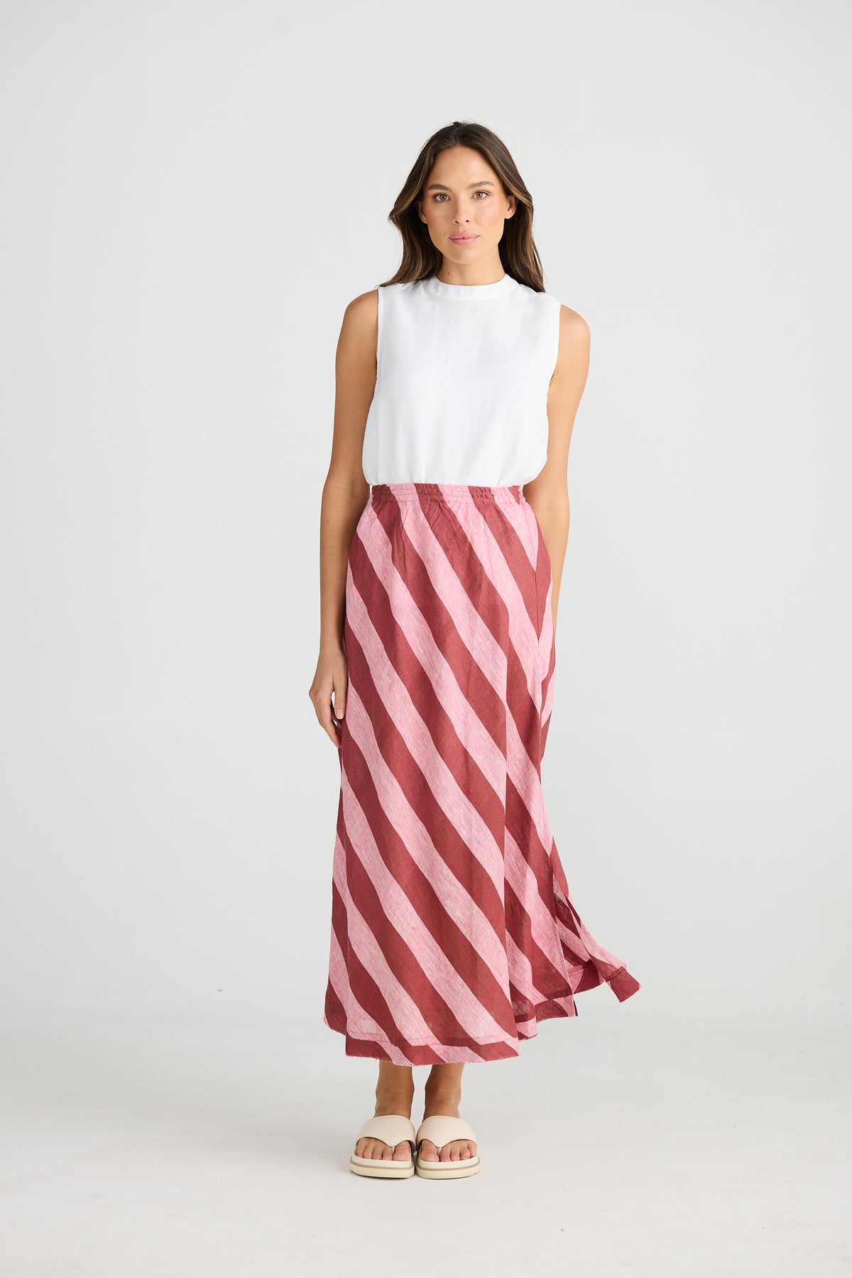 Sicily Skirt Porto Stripe