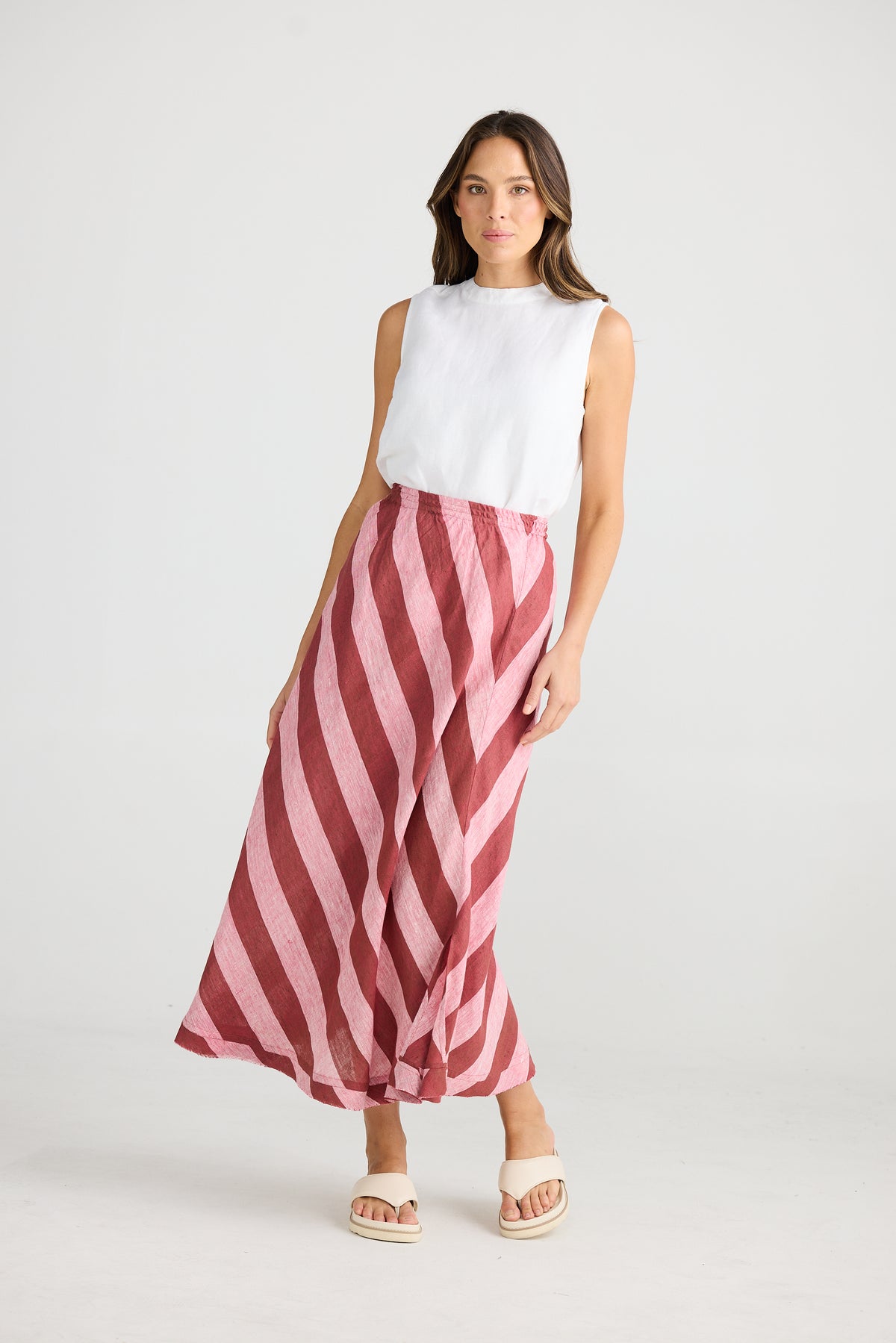 Sicily Skirt Porto Stripe