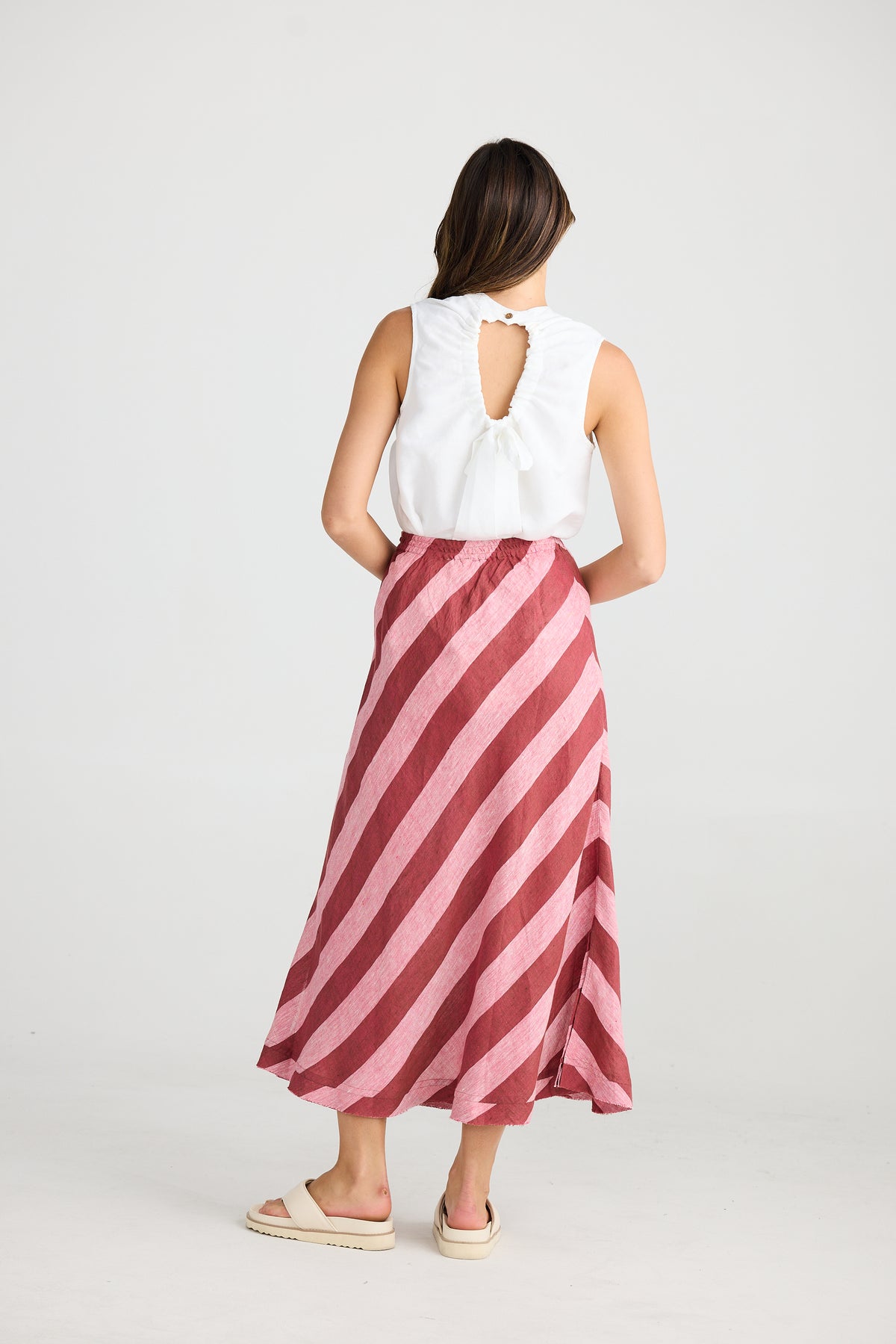 Sicily Skirt Porto Stripe