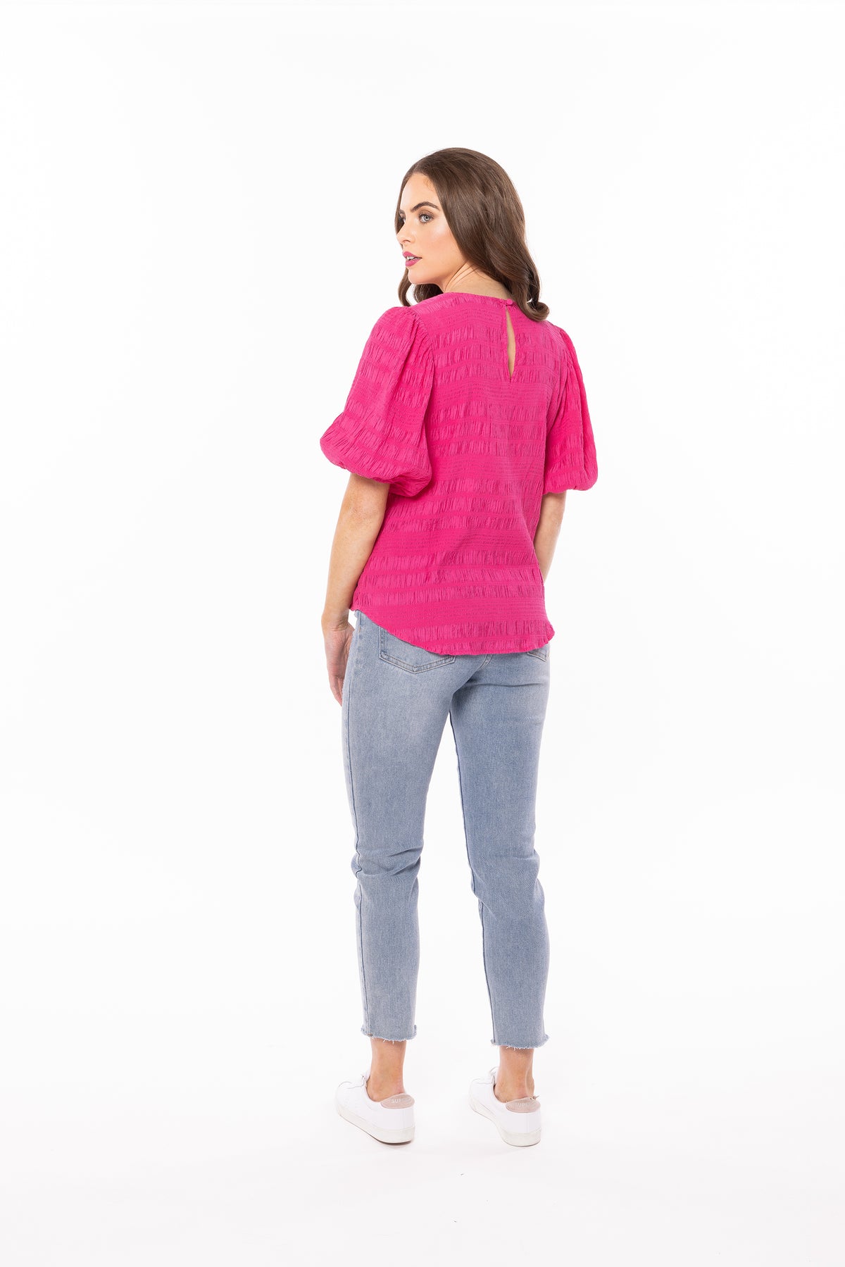 Carefree Top Hot Pink