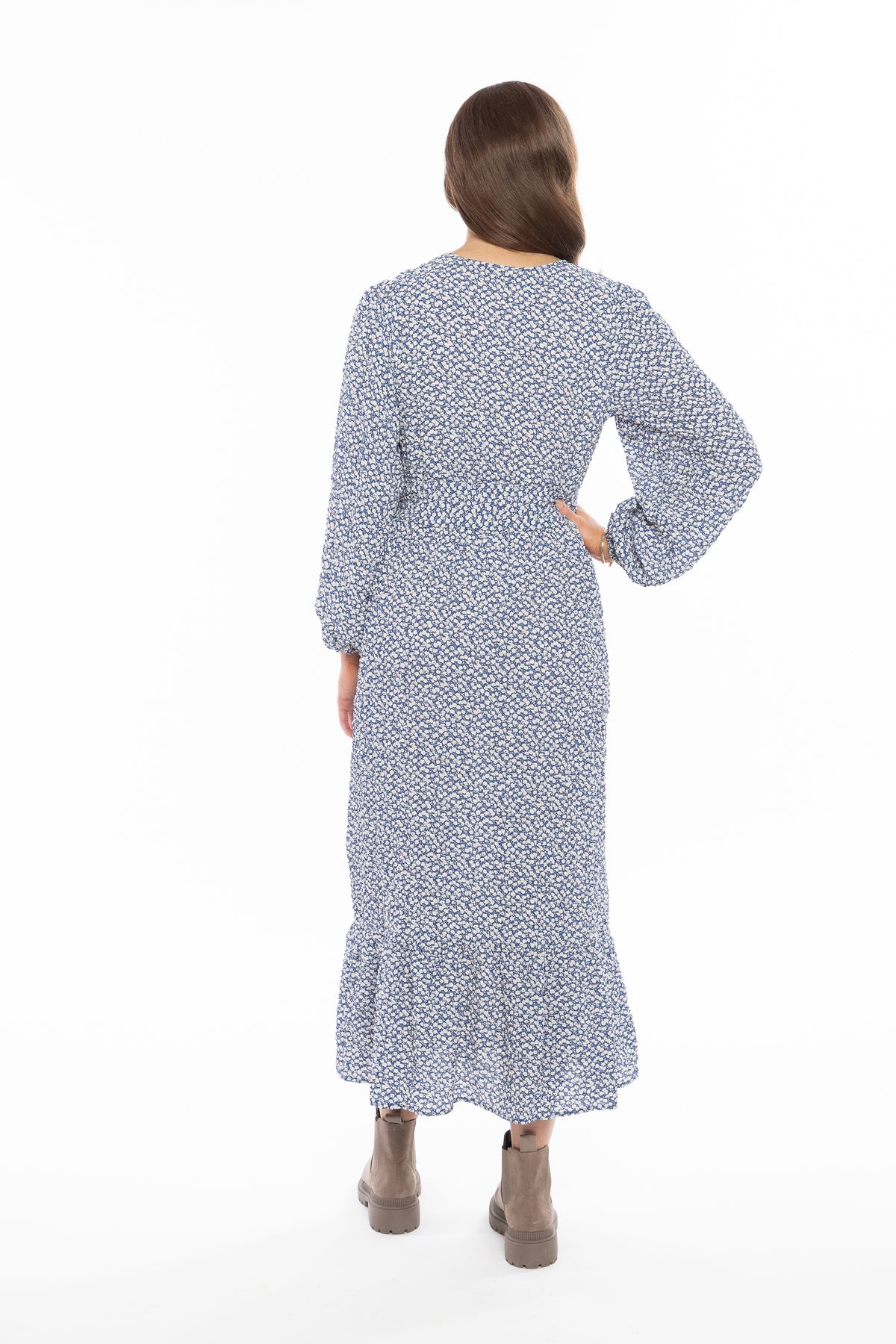 Perceptive Dress Long Sleeve Stormy Floral