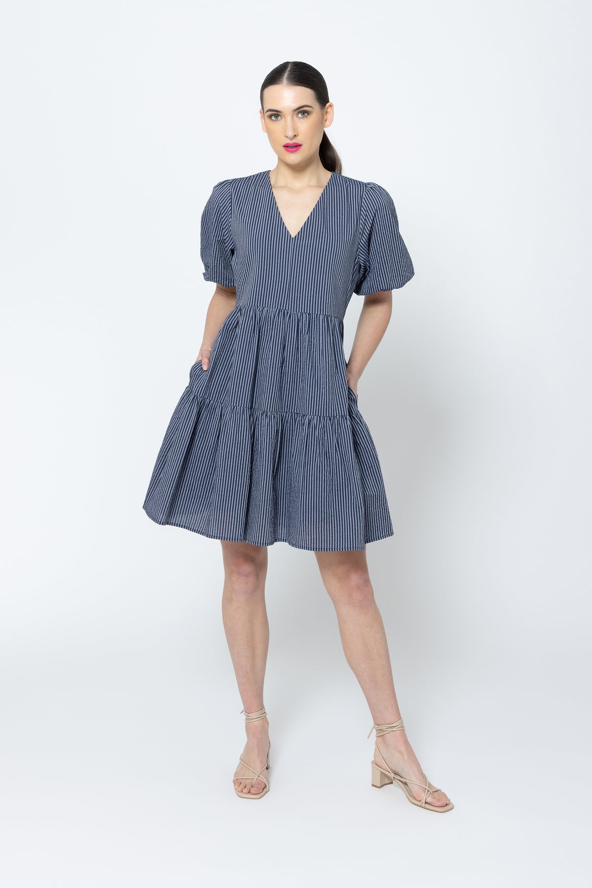 Revival Dress Navy